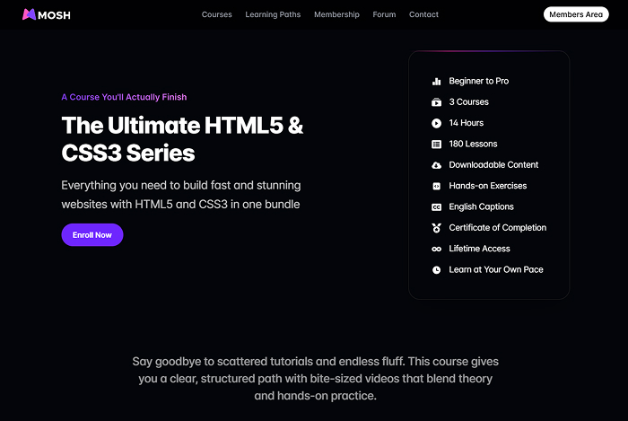 code with mosh website